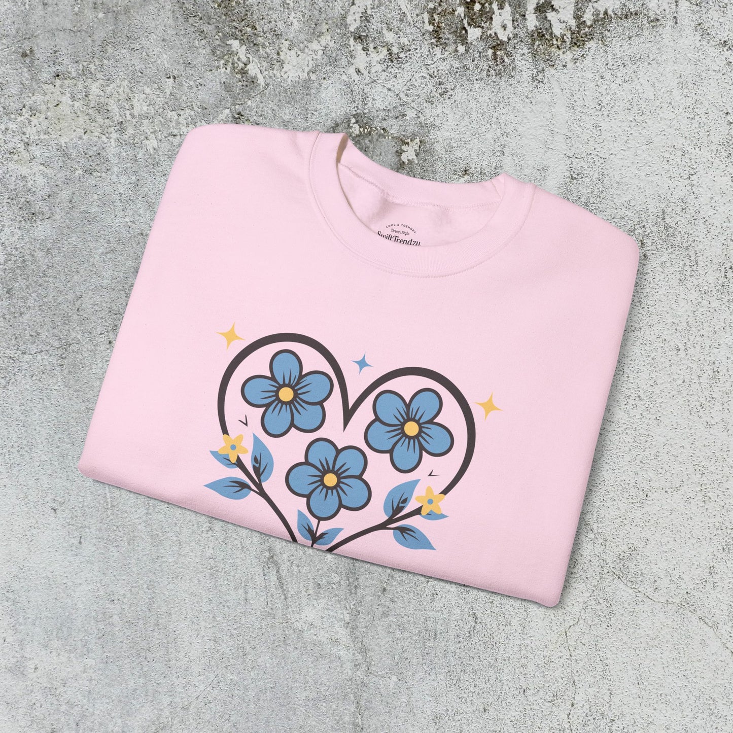 Heart Felt Blooms Crewneck Sweatshirt