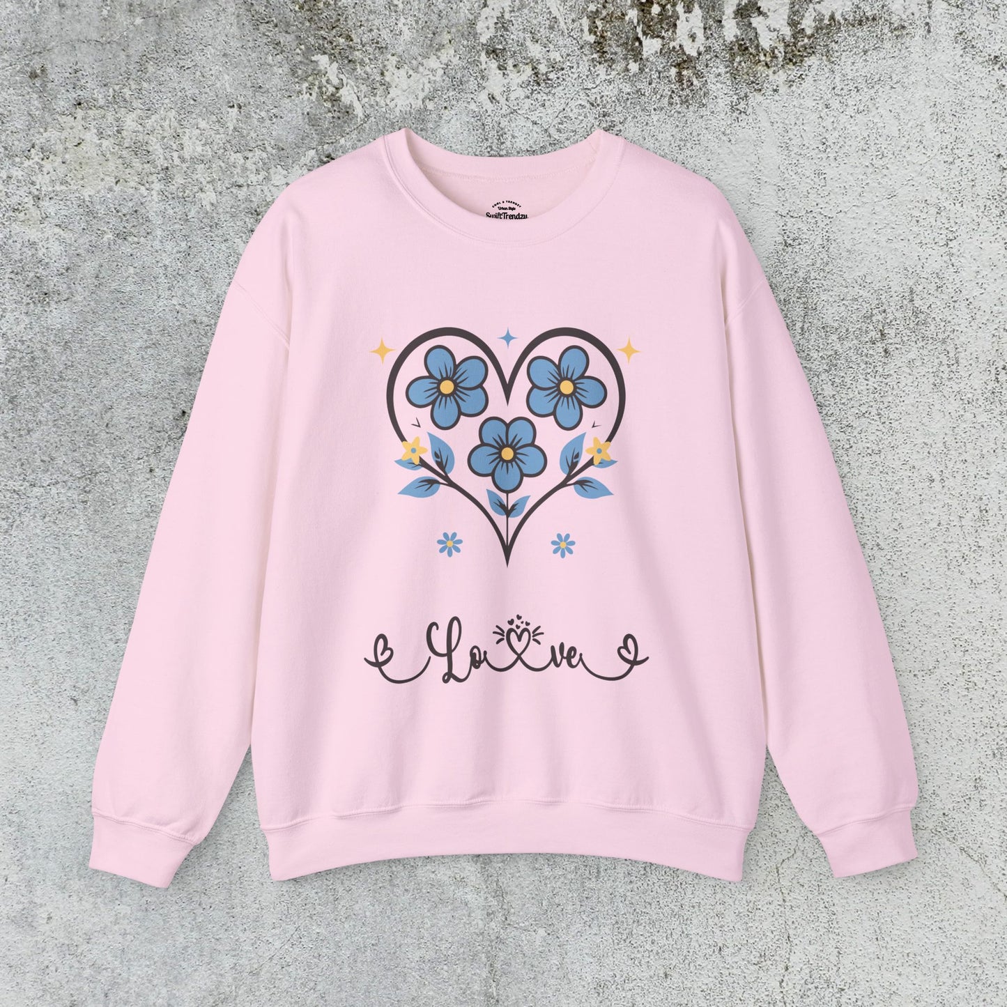 Heart Felt Blooms Crewneck Sweatshirt