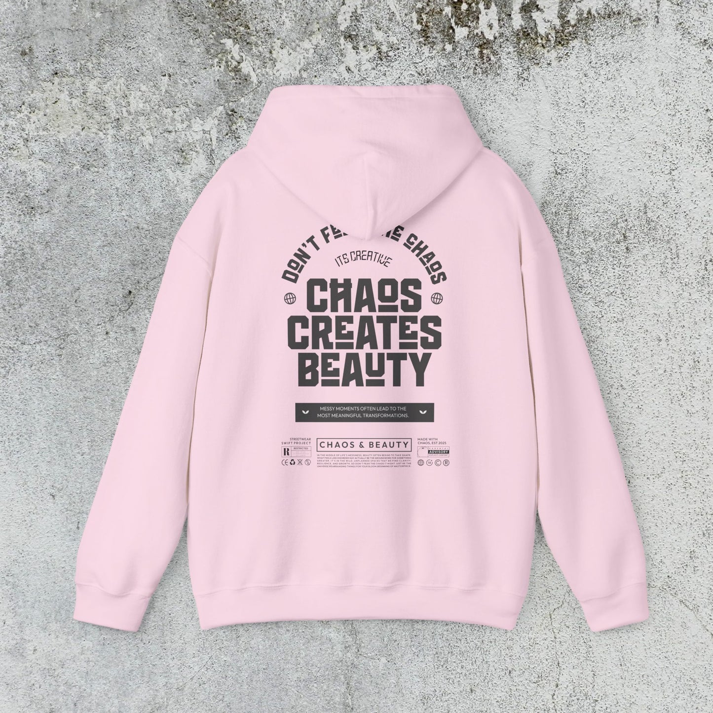 Chaos Creates Beauty Hoodie - Unisex