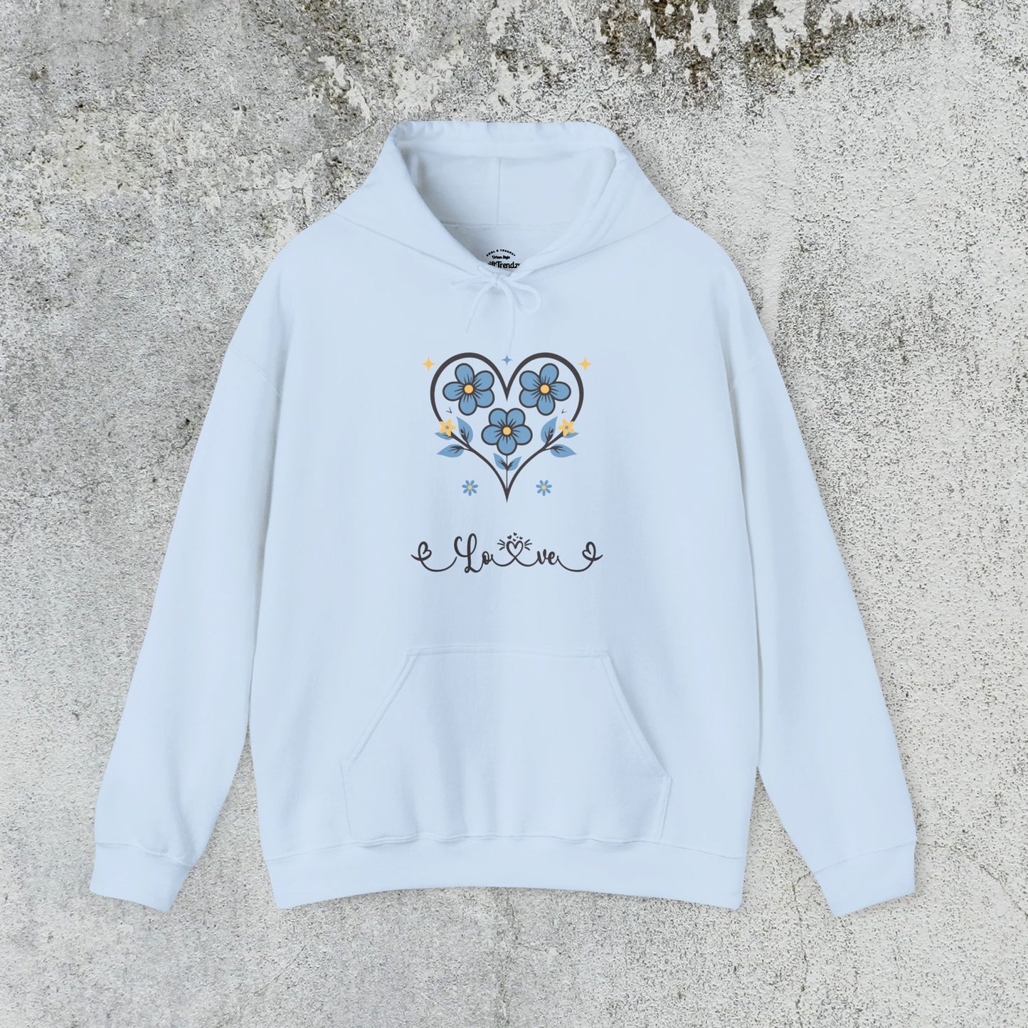 Heart Felt Blooms Hooded Sweatshirt