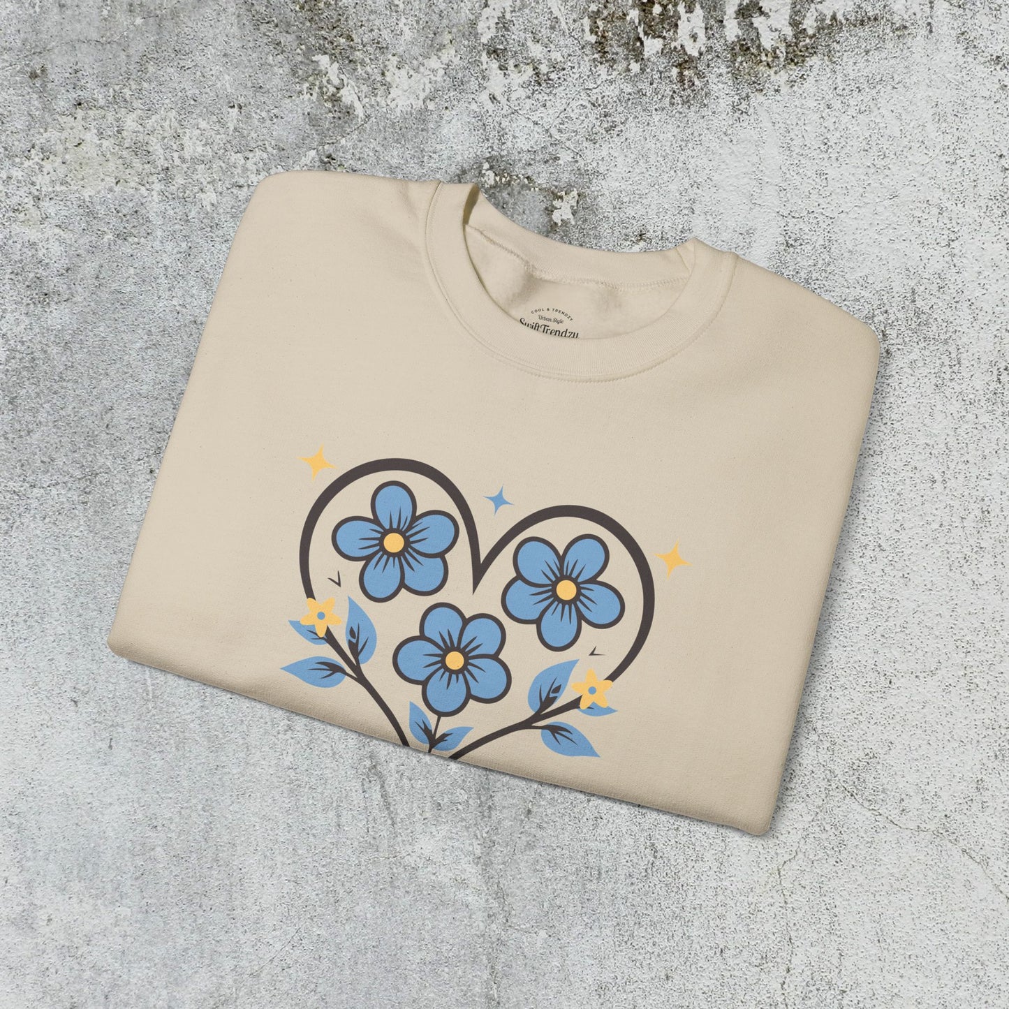 Heart Felt Blooms Crewneck Sweatshirt