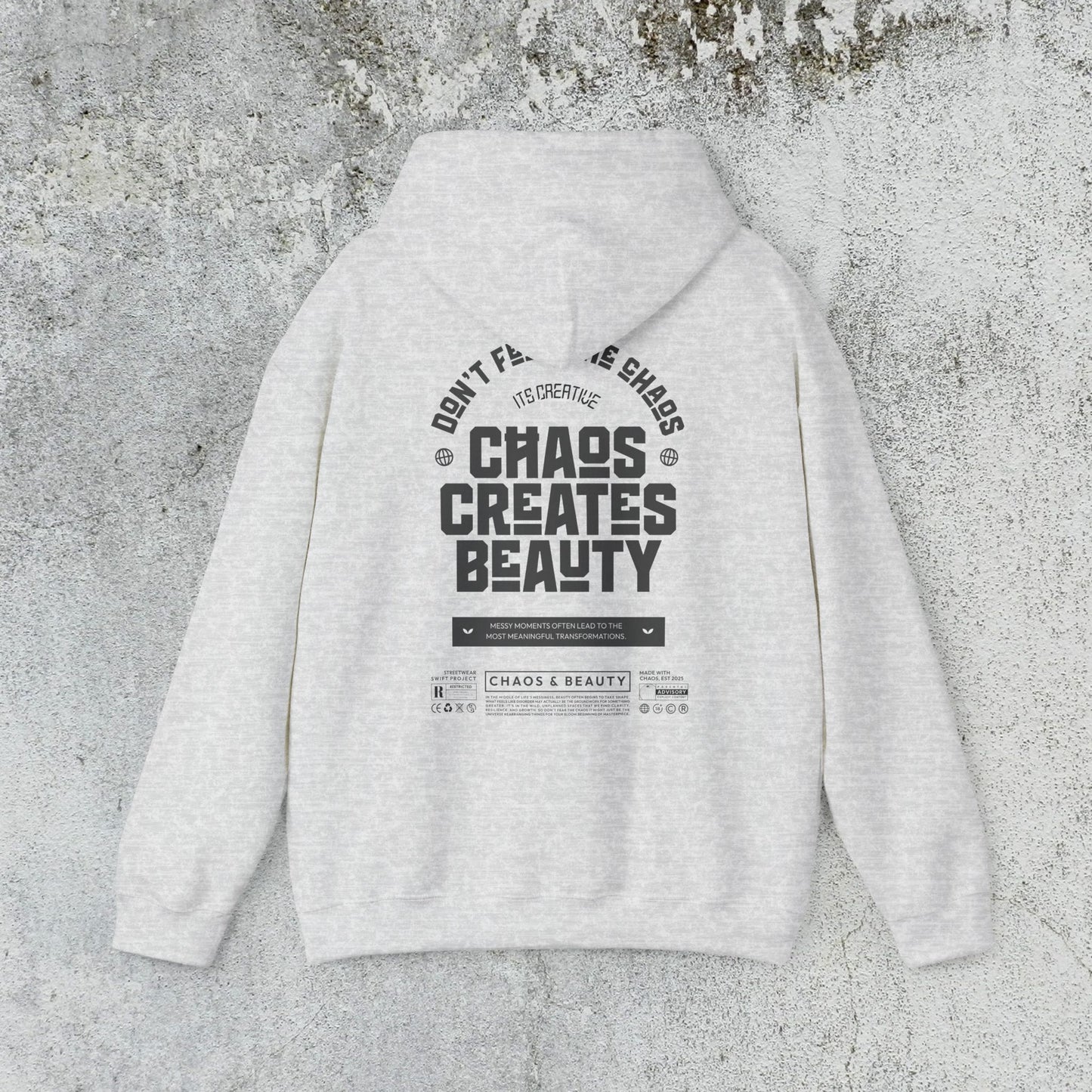 Chaos Creates Beauty Hoodie - Unisex