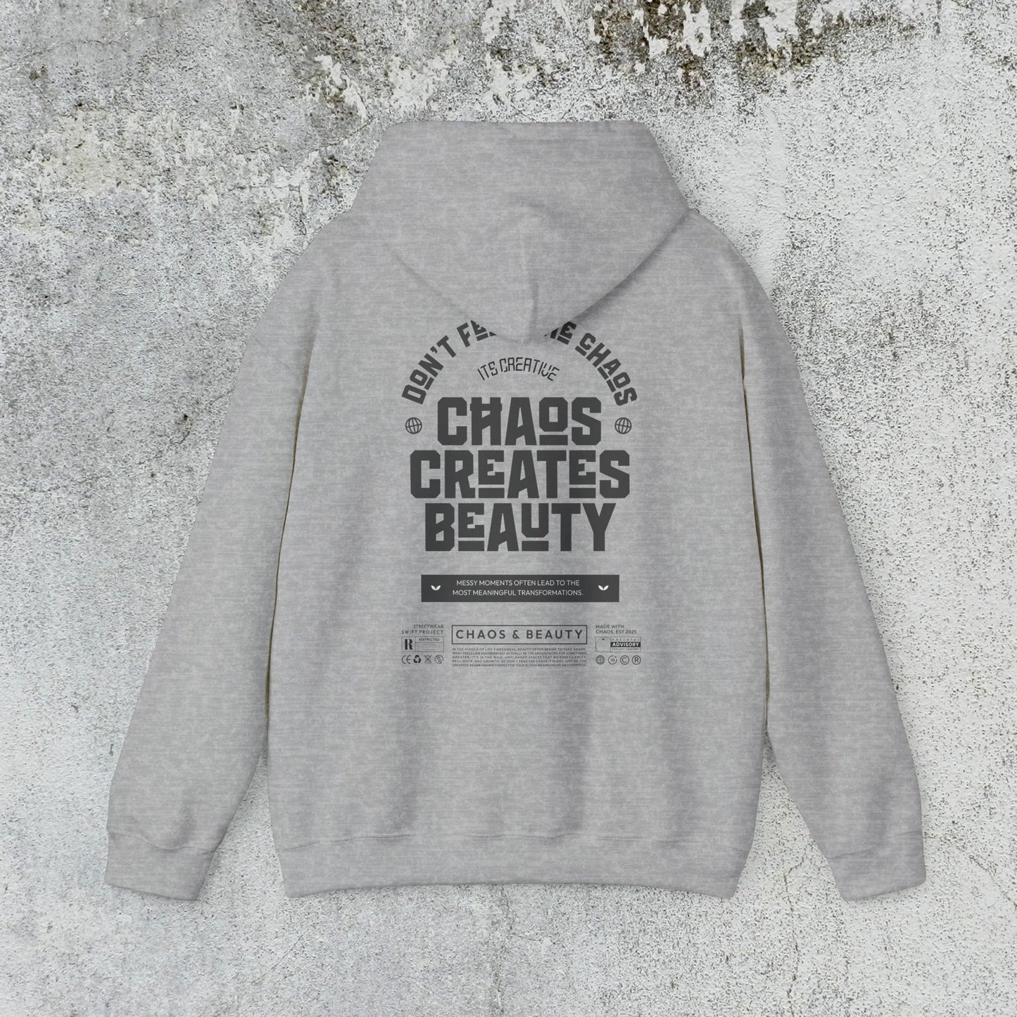 Chaos Creates Beauty Hoodie - Unisex