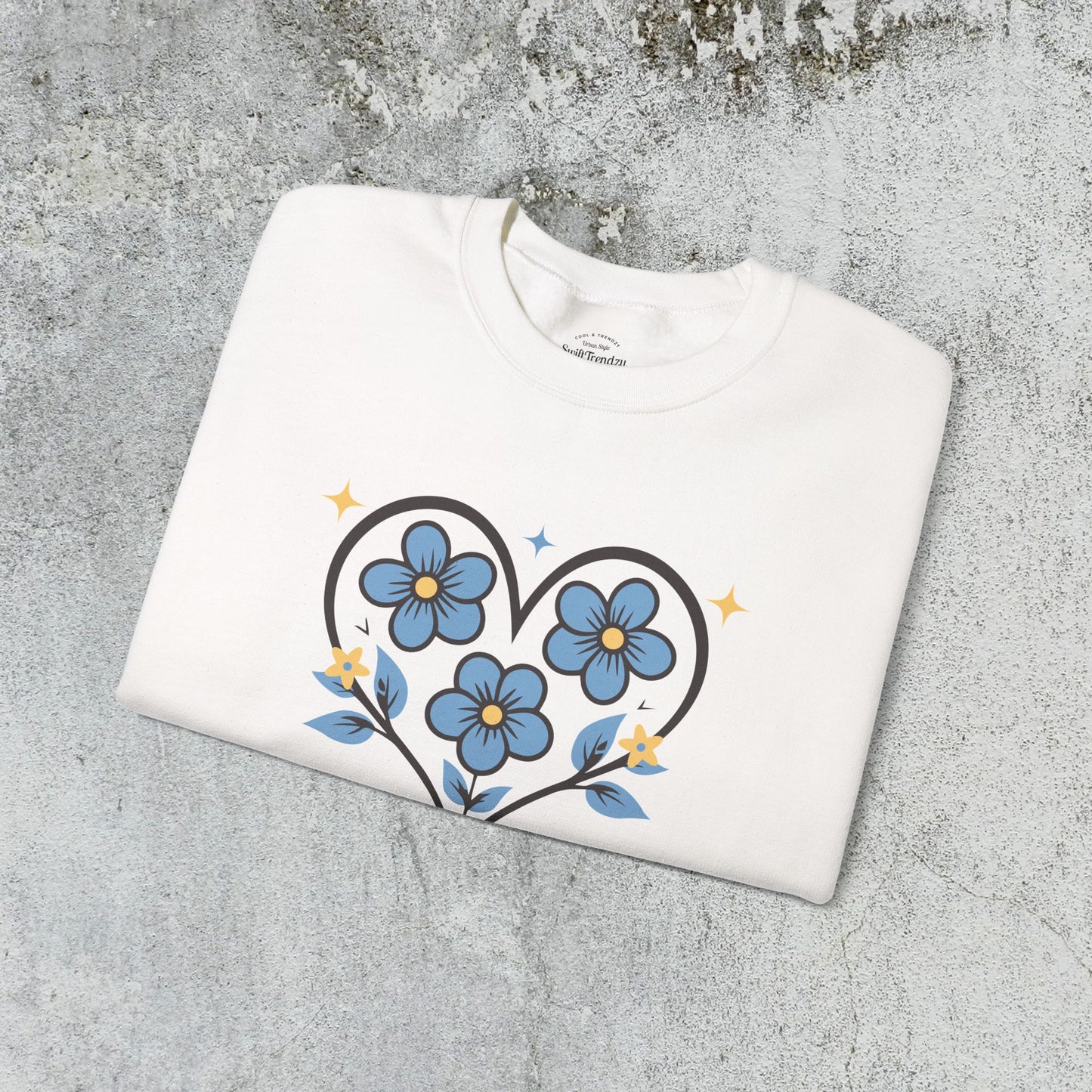 Heart Felt Blooms Crewneck Sweatshirt