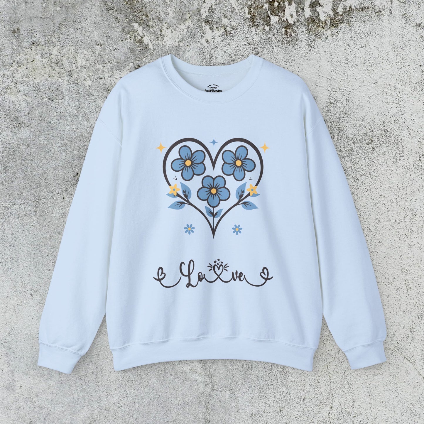 Heart Felt Blooms Crewneck Sweatshirt