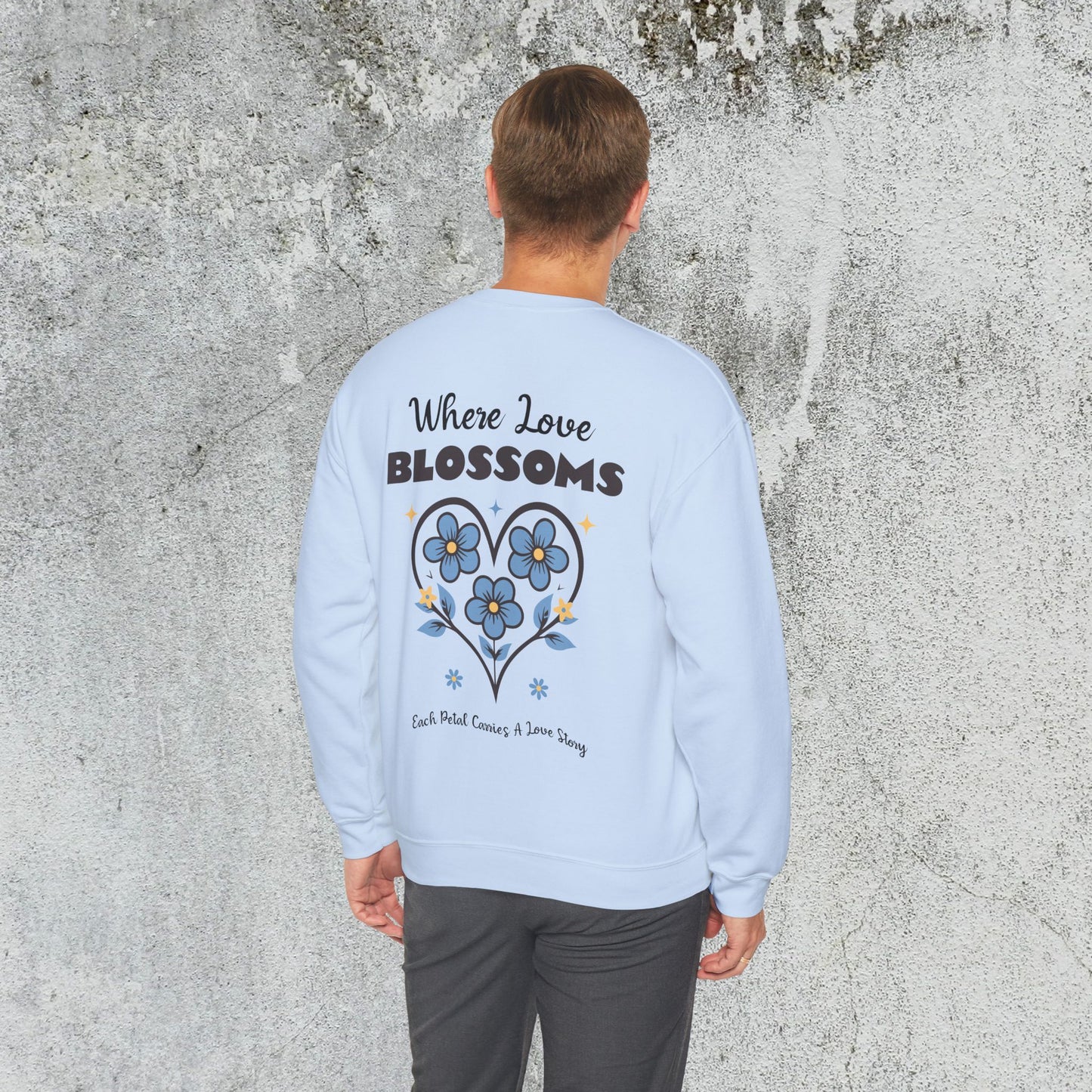 Heart Felt Blooms Crewneck Sweatshirt