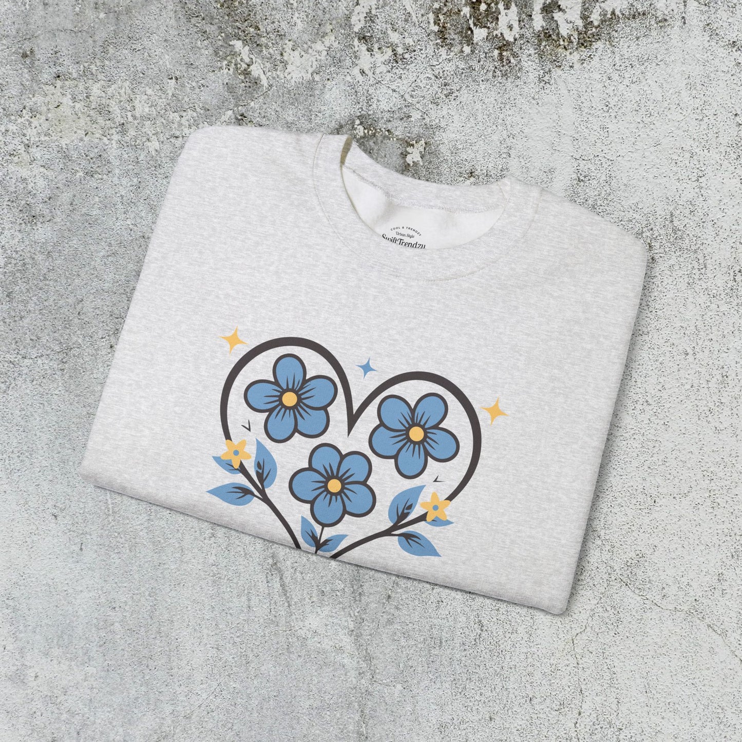 Heart Felt Blooms Crewneck Sweatshirt