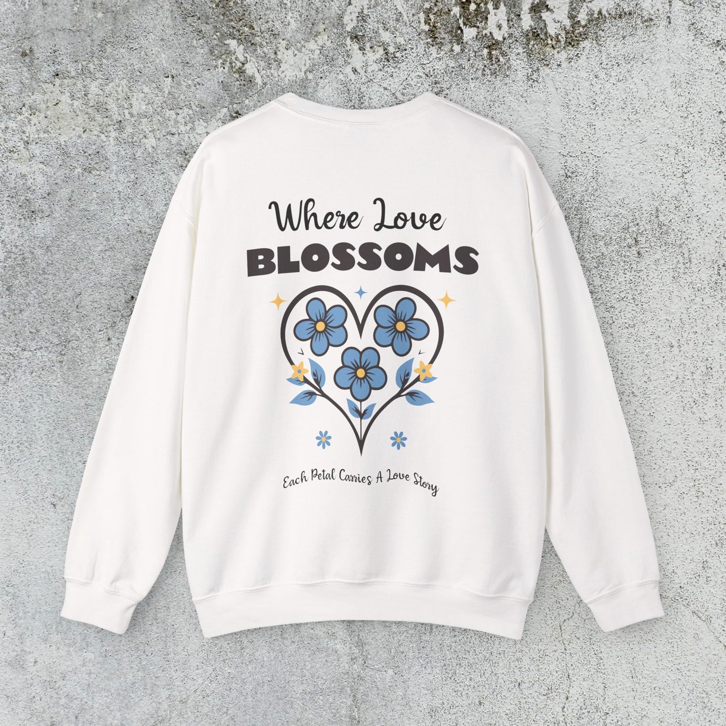 Heart Felt Blooms Crewneck Sweatshirt