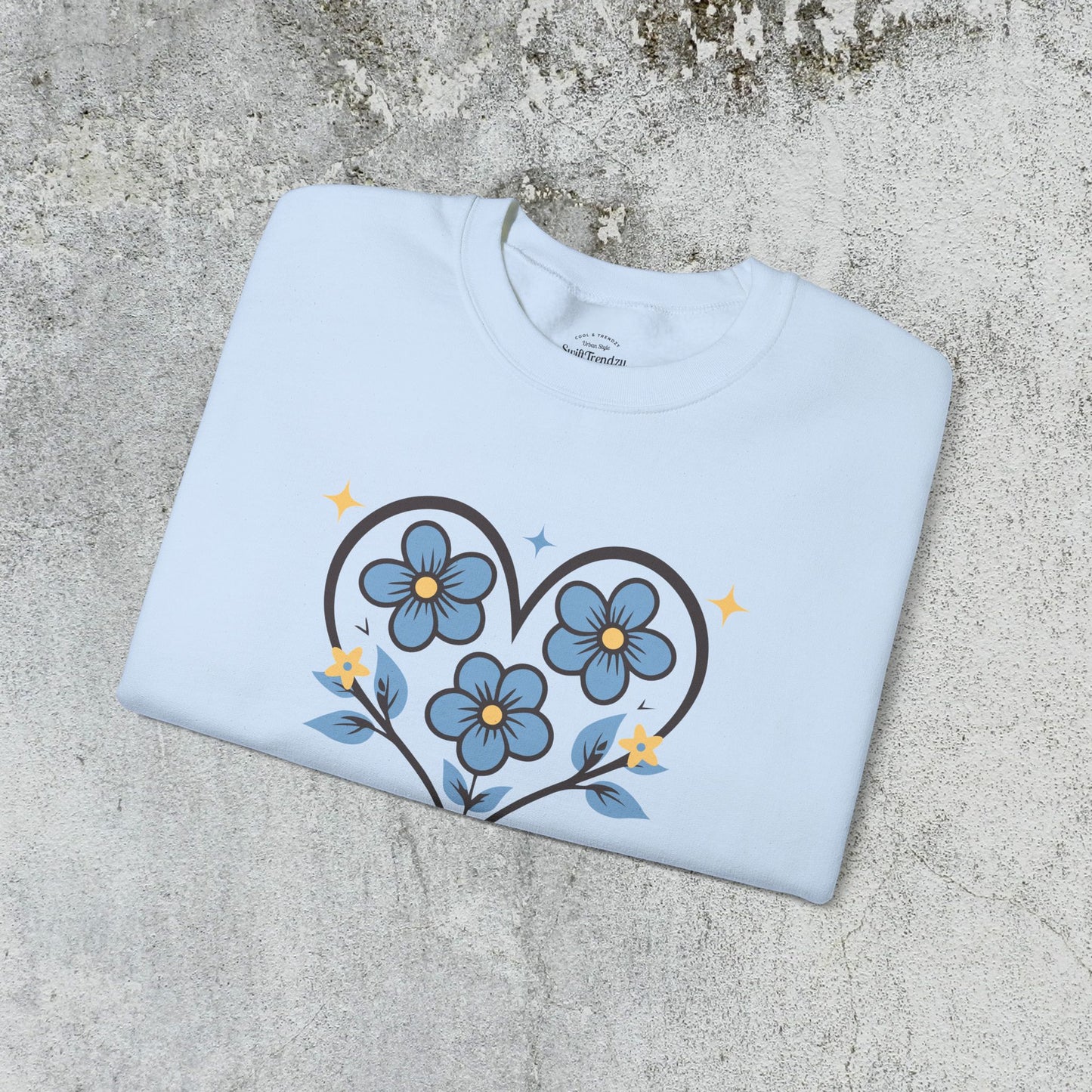 Heart Felt Blooms Crewneck Sweatshirt