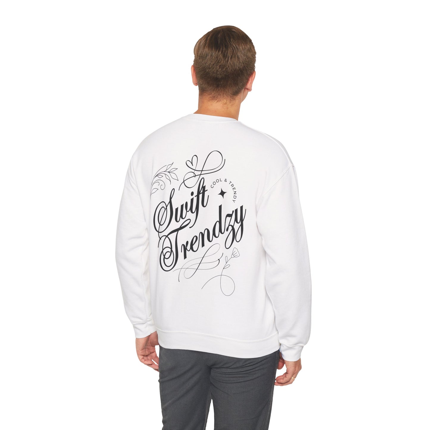 Trendy Back Print Sweatshirt - Swift Trendzy Design