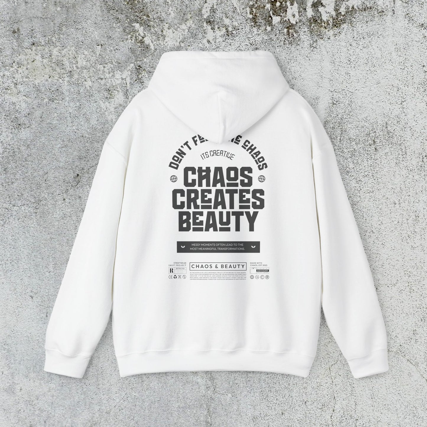 Chaos Creates Beauty Hoodie - Unisex