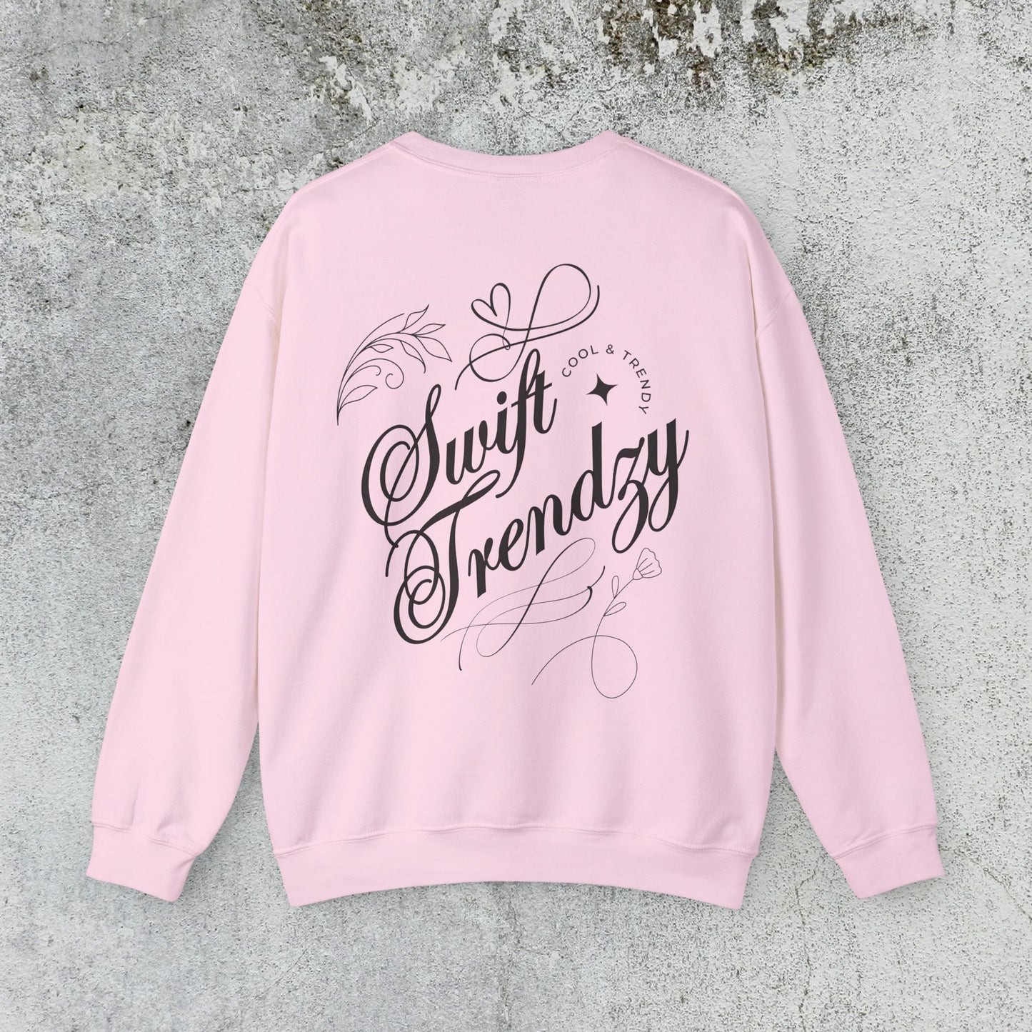 Trendy Back Print Sweatshirt - Swift Trendzy Design