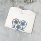 Heart Felt Blooms Crewneck Sweatshirt