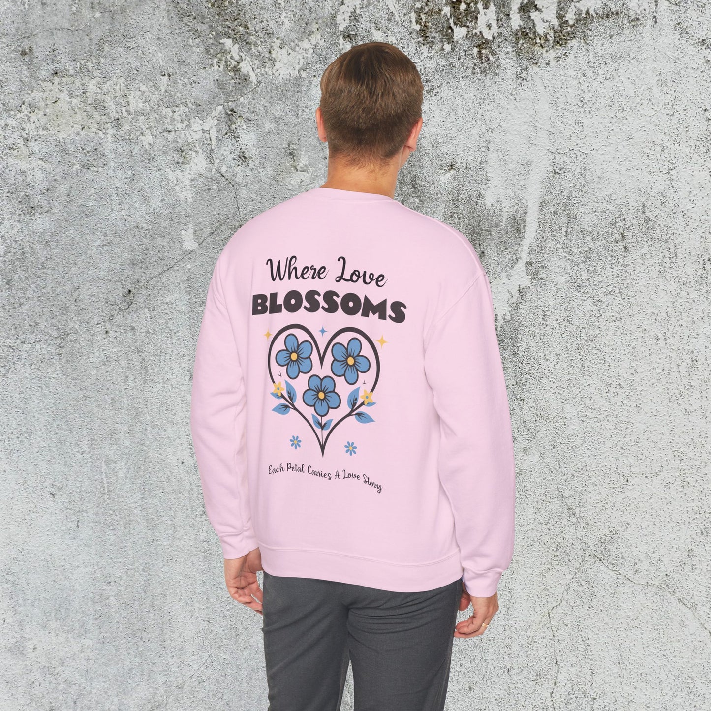 Heart Felt Blooms Crewneck Sweatshirt