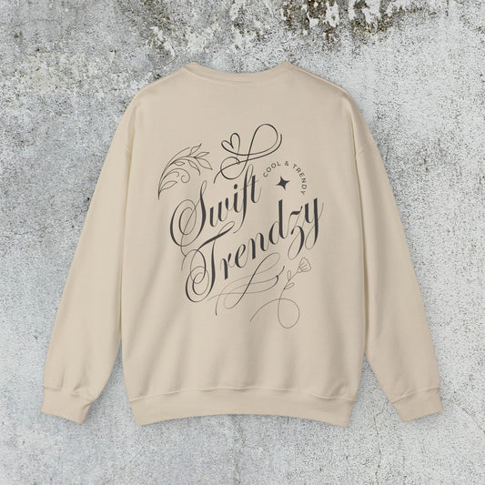 Trendy Back Print Sweatshirt - Swift Trendzy Design
