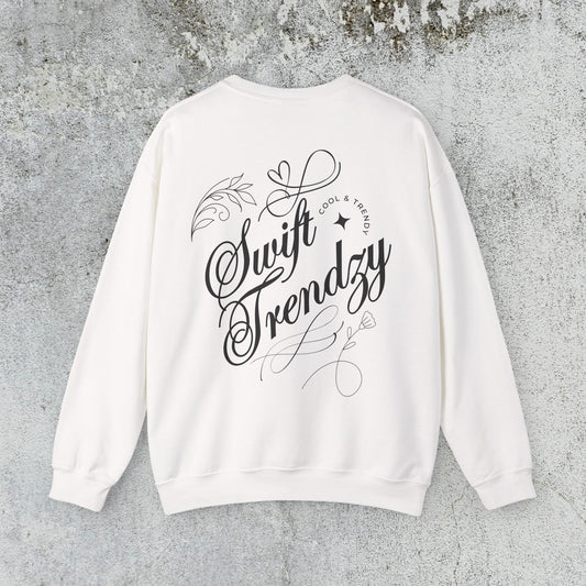 Trendy Back Print Sweatshirt - Swift Trendzy Design