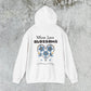 Heart Felt Blooms Hooded Sweatshirt