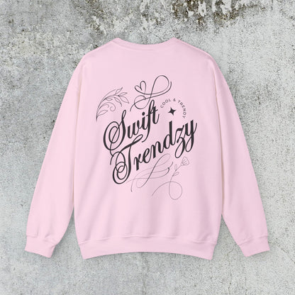 Trendy Back Print Sweatshirt - Swift Trendzy Design